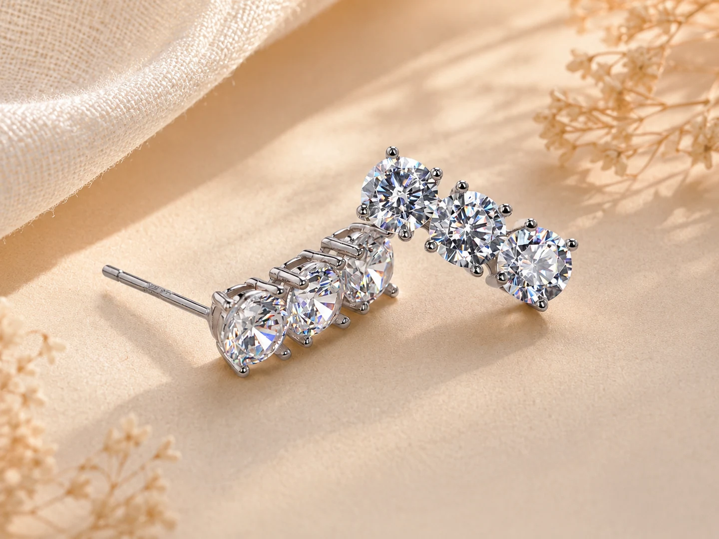 Bow Drop Earrings silver earring reference style