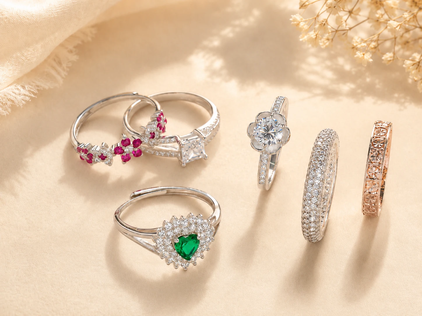 Silver rings category